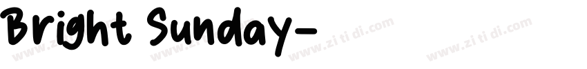 Bright Sunday字体转换